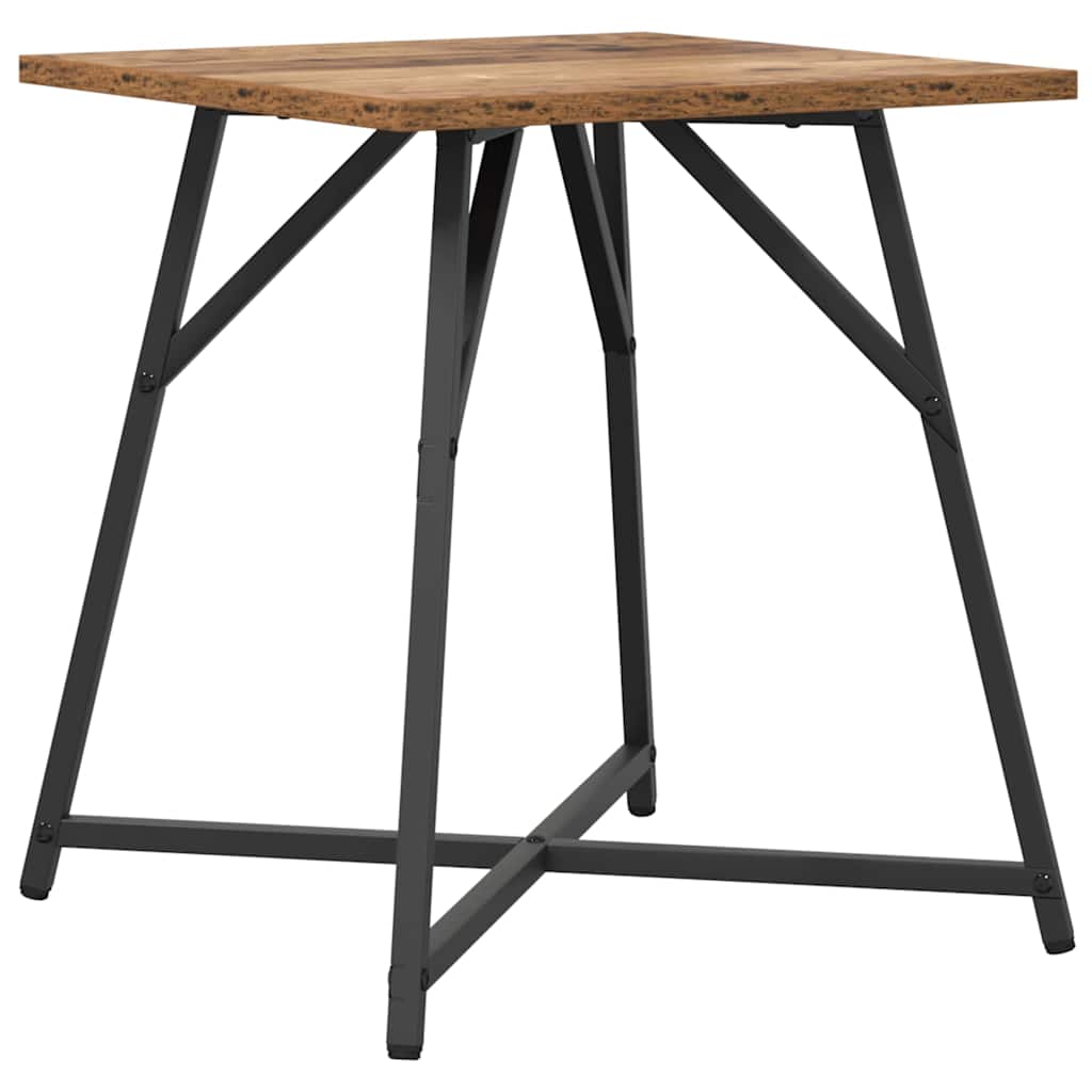 Sidebordssett 2 pcs Gammel tre og svart