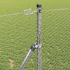 Gjerde med innlegg. sølv 1 x 10 m PVC-belagt stål