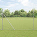 Gjerdepåle sølv 25 x 1,5 m (25 mm nett) Stål vidaXL