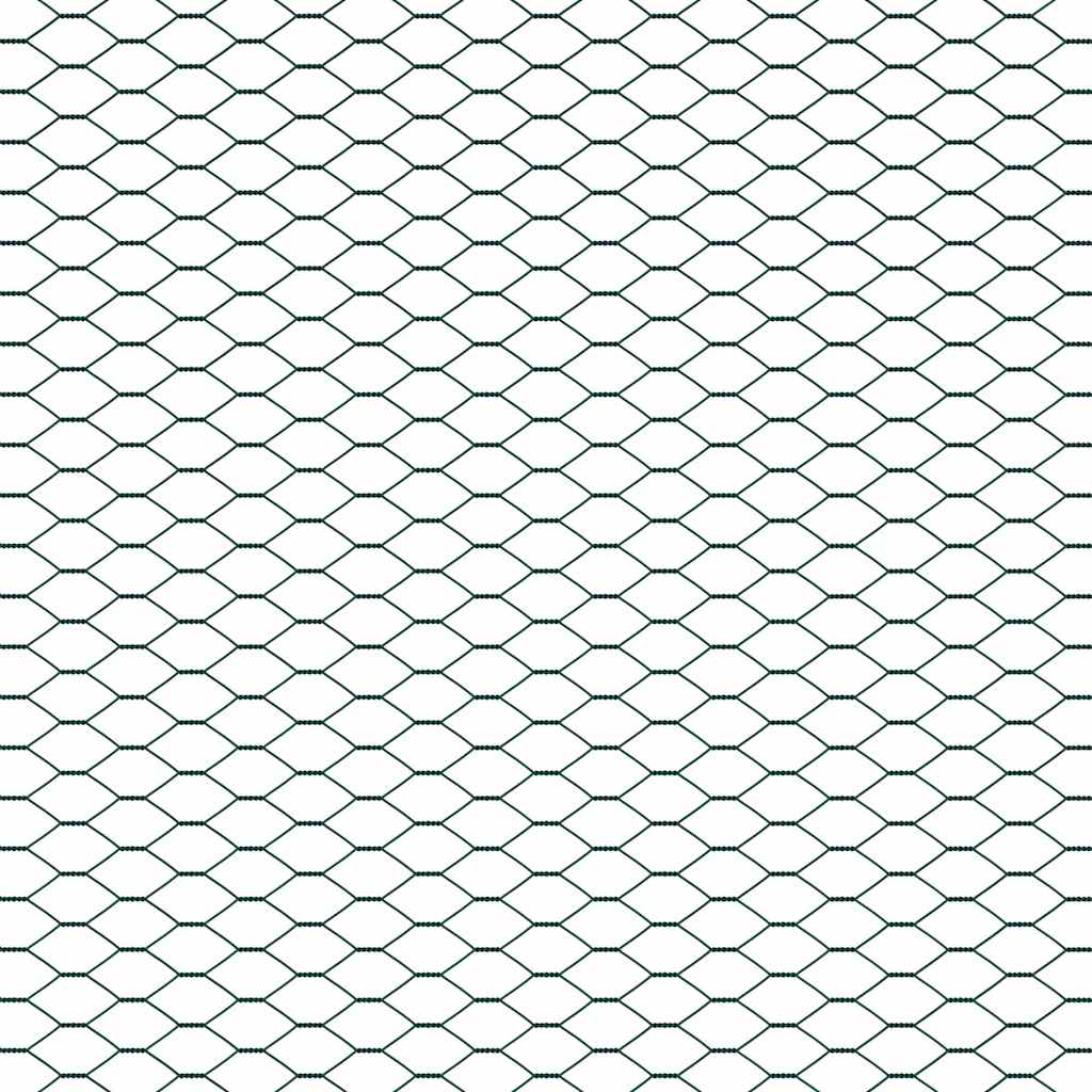 Svweiende trådgjerde med spisser 10 x 0,8 m (B x H)