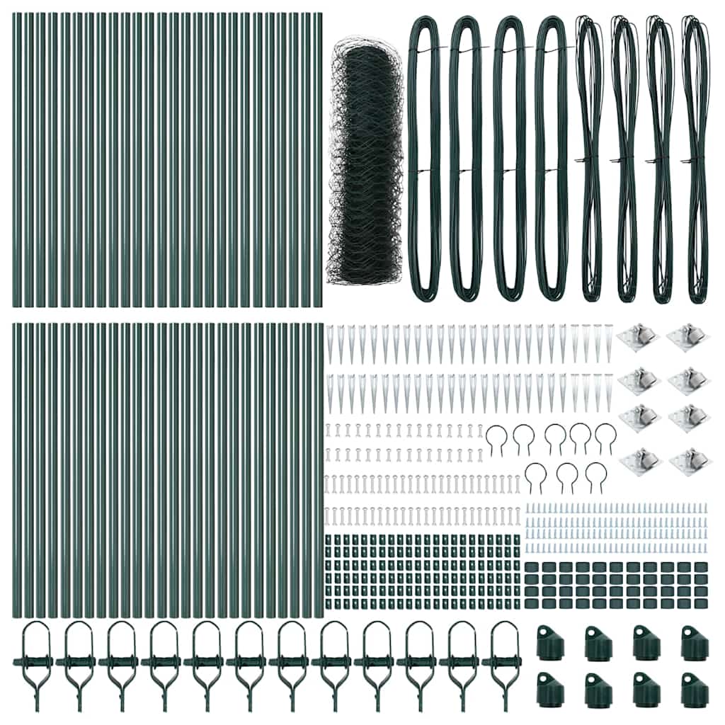 Svweiende trådgjerde med spisser 100 x 0,8 m (B x H)