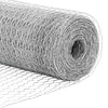 Gjerde med innlegg. sølv 1.2 x 25 m PVC-belagt stål