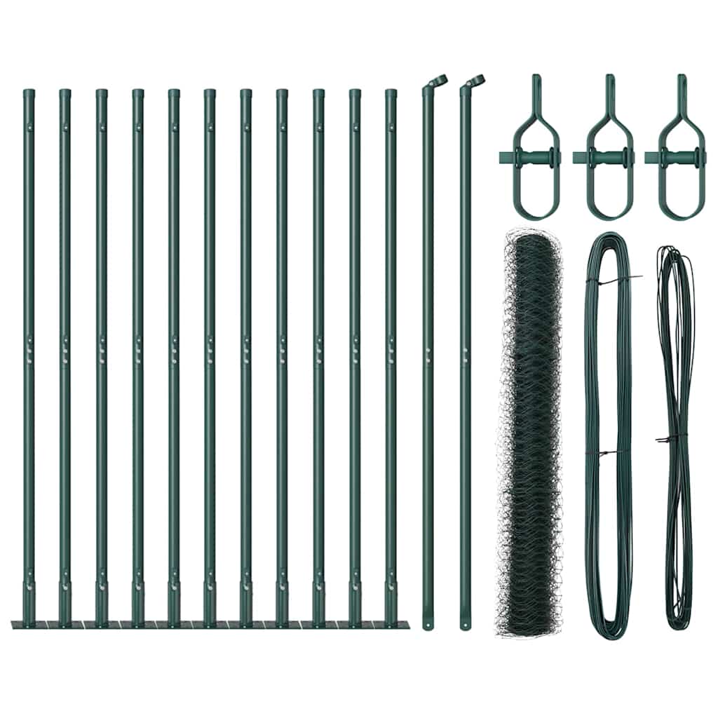 Sveistgjerde med Betongbase 25 x 1 m (B x H) PVC-belagt stål