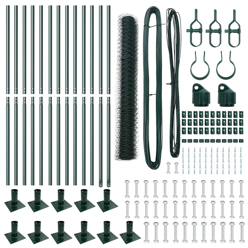 Sveistgjerde med Betongbase 25 x 1 m (B x H) PVC-belagt stål