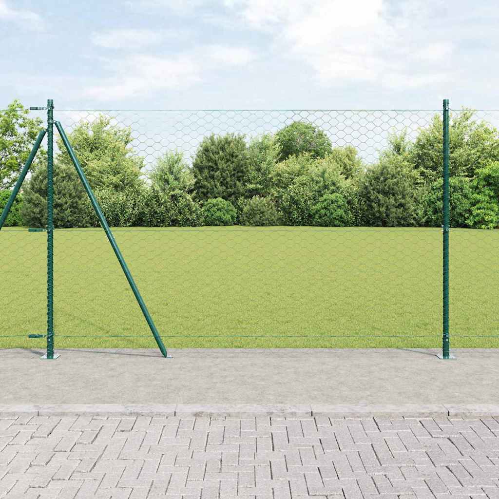 Sveistgjerde med Betongbase 25 x 1,5 m (B x H) PVC-belagt stål