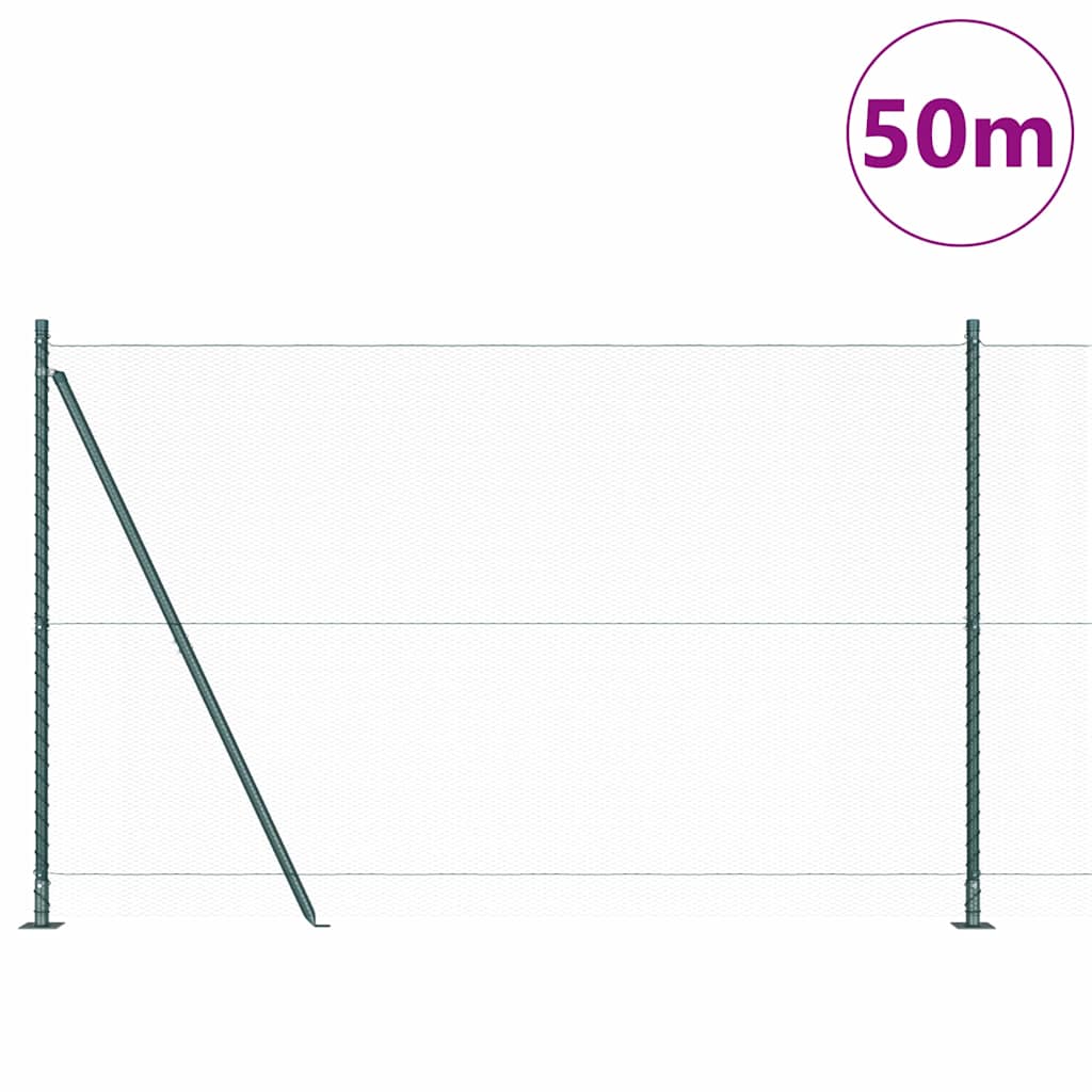 Sveistgjerde med Betongbase 50 x 1,5 m (B x H) PVC-belagt stål