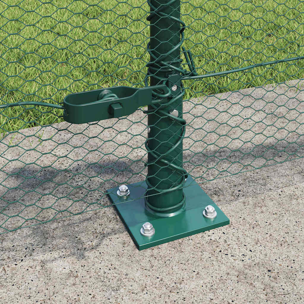 Sveistgjerde med Betongbase 100 x 0,5 m (B x H) PVC-belagt stål