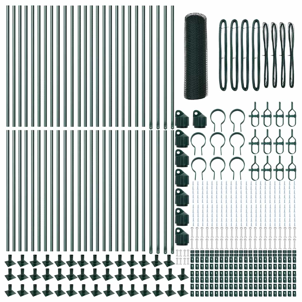 Sveistgjerde med Betongbase 100 x 0,5 m (B x H) PVC-belagt stål