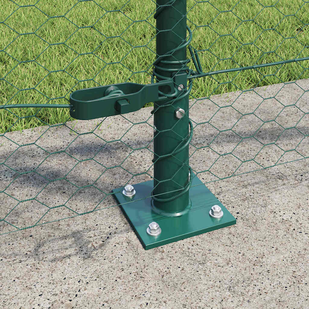 Sveistgjerde med Betongbase 100 x 0,8 m (B x H) PVC-belagt stål