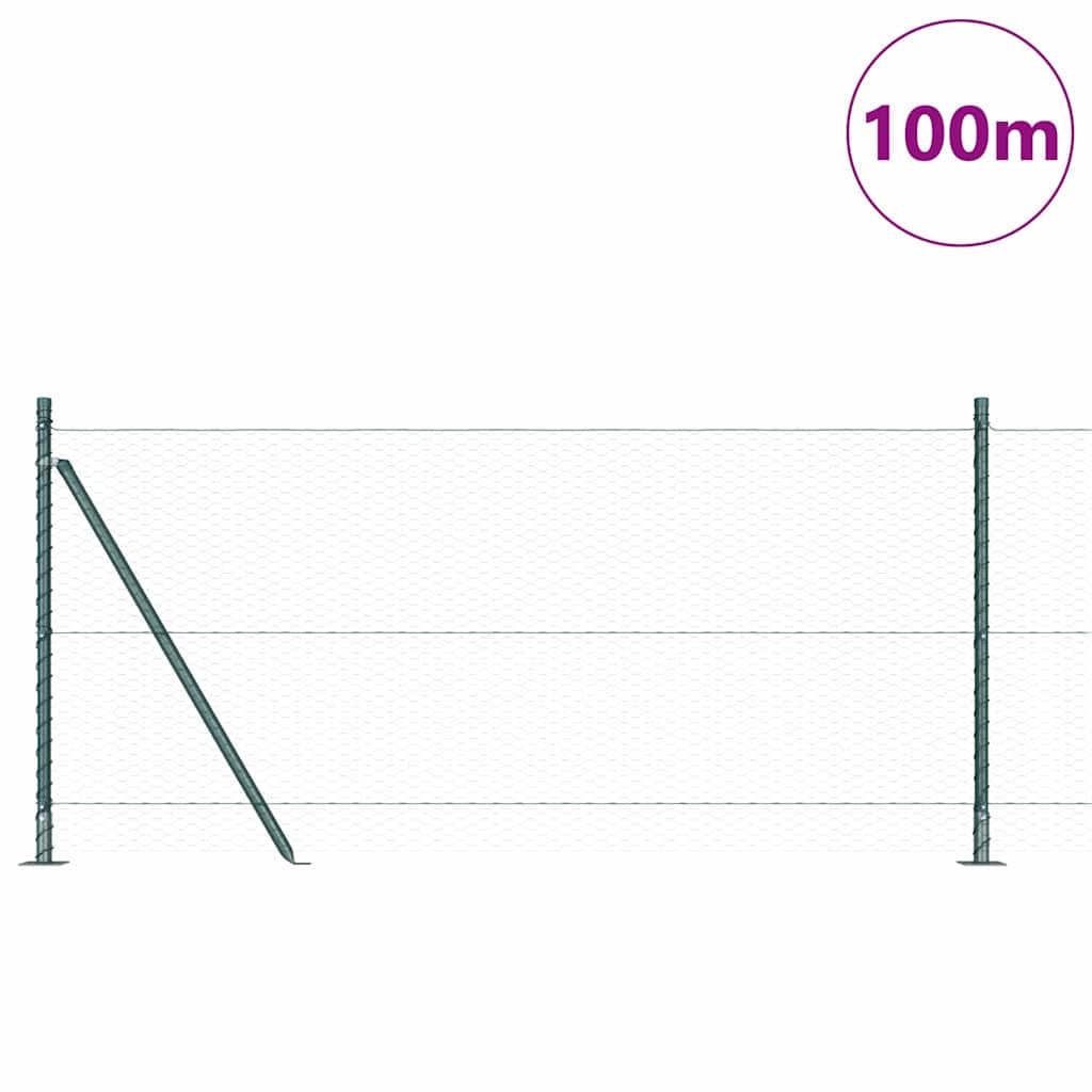 Sveistgjerde med Betongbase 100 x 0,8 m (B x H) PVC-belagt stål