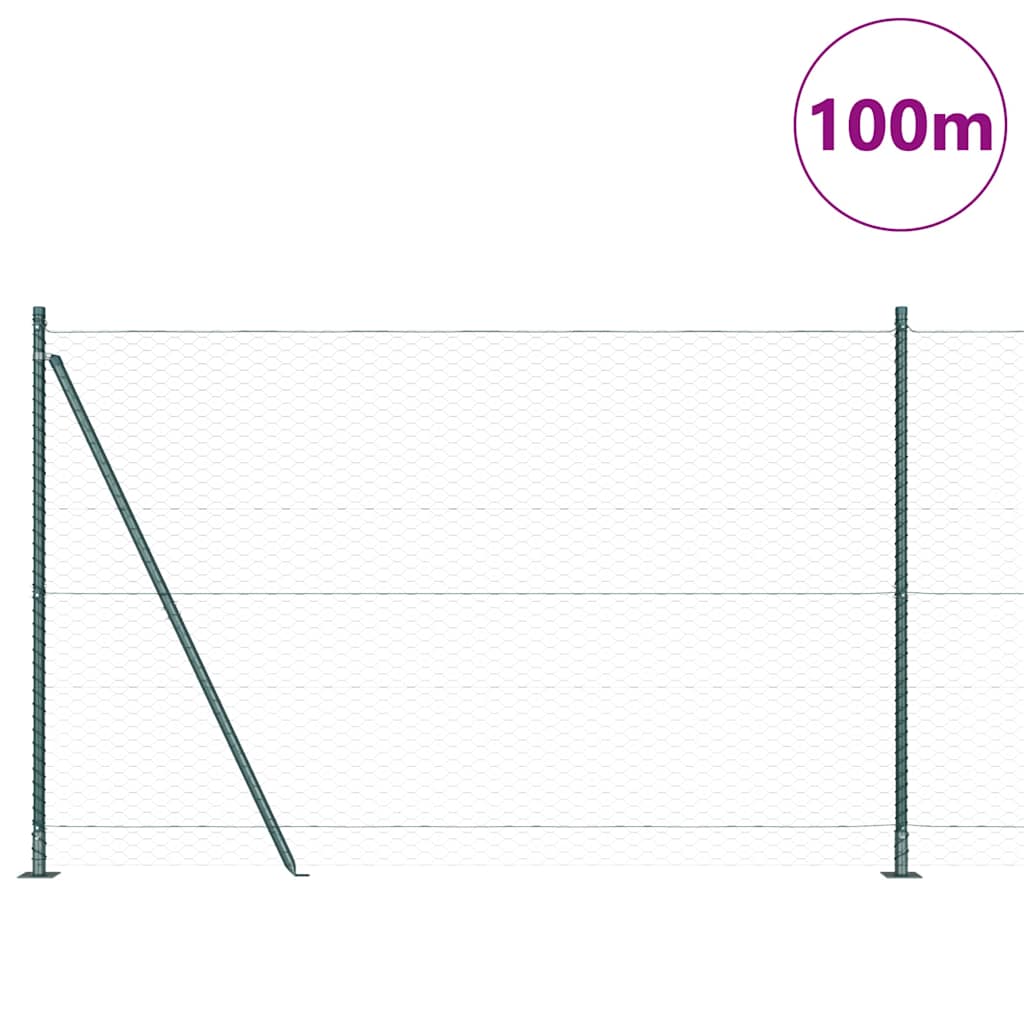 Sveistgjerde med Betongbase 100 x 1,5 m (B x H) PVC-belagt stål