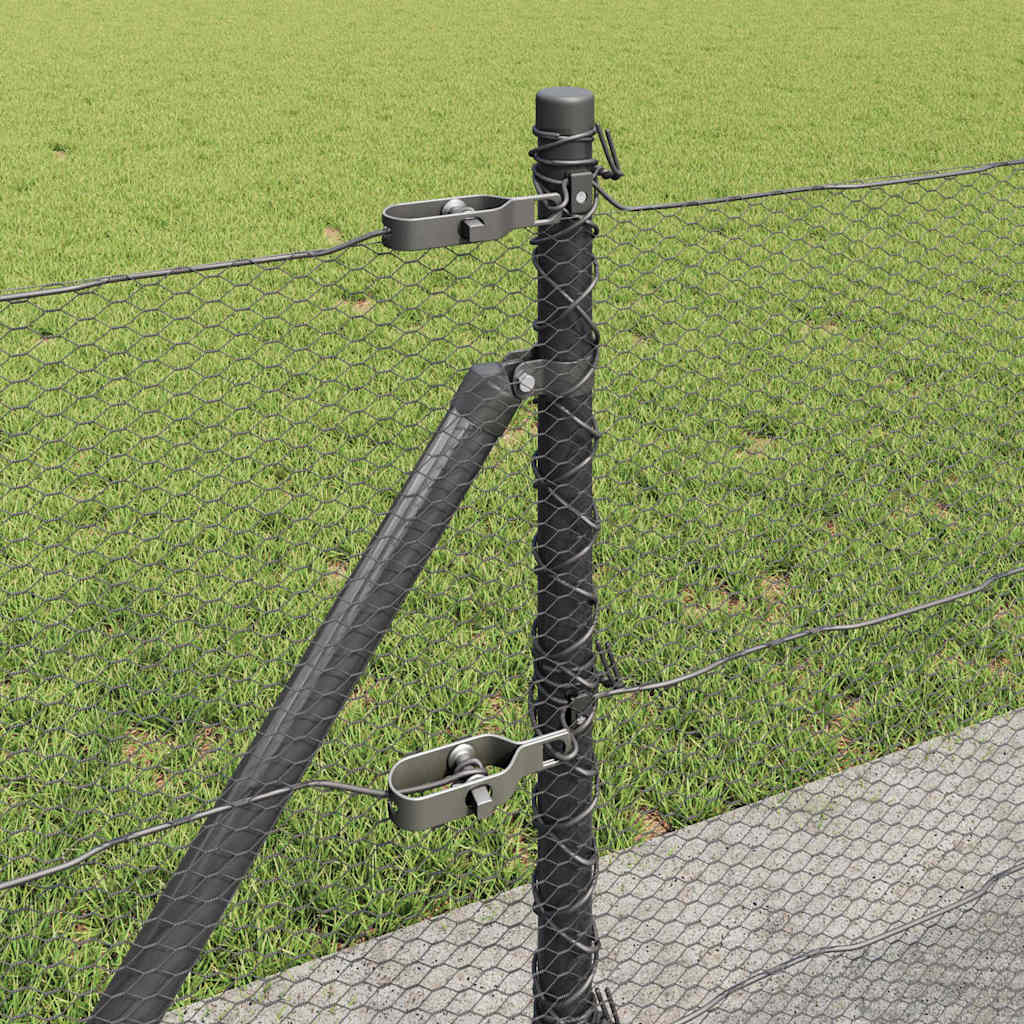 Sveistgjerde med Betongbase 10 x 0,6 m (B x H) PVC-belagt stål