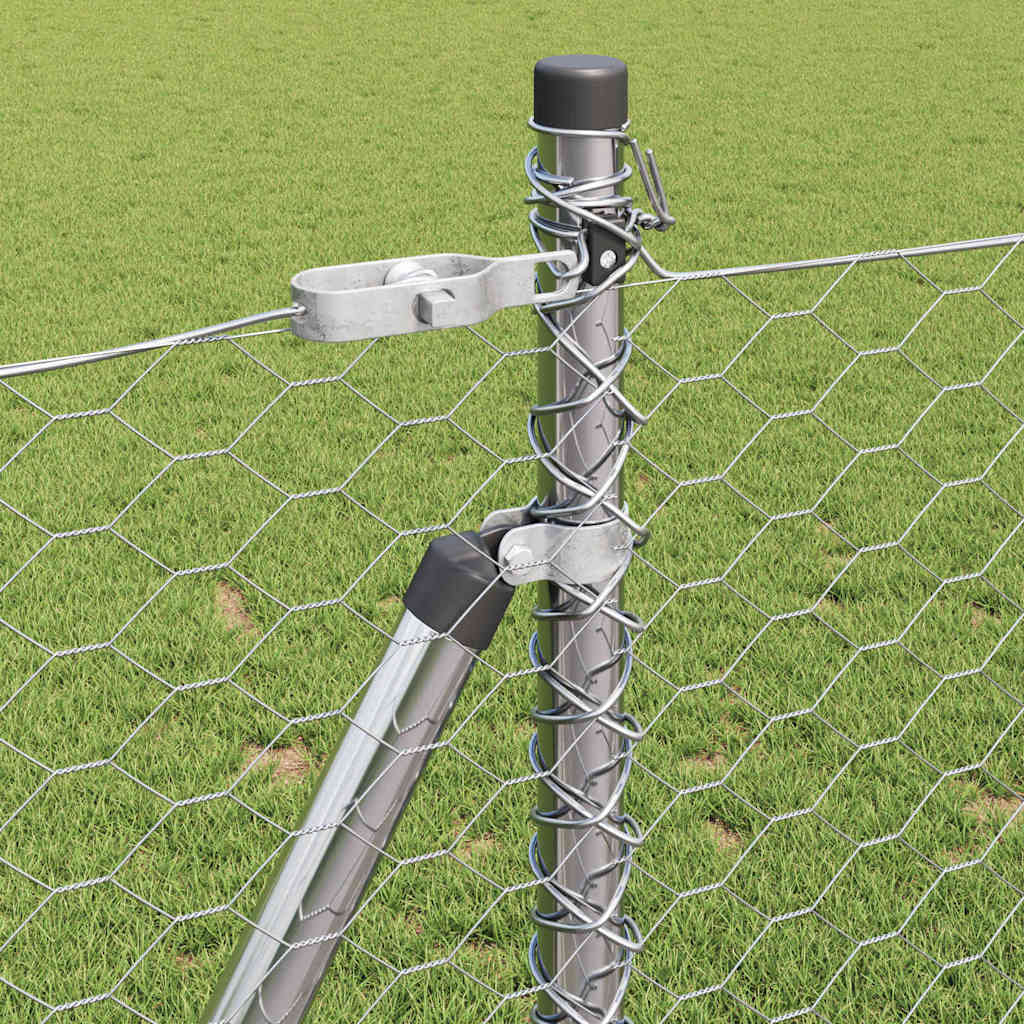 Sveistgjerde med Betongbase 10 x 0,8 m (B x H)