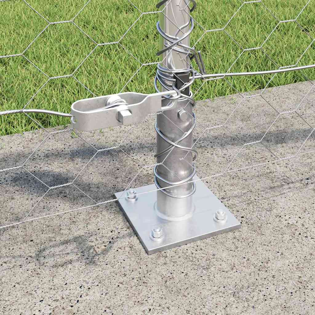 Sveistgjerde med Betongbase 10 x 1 m (B x H)