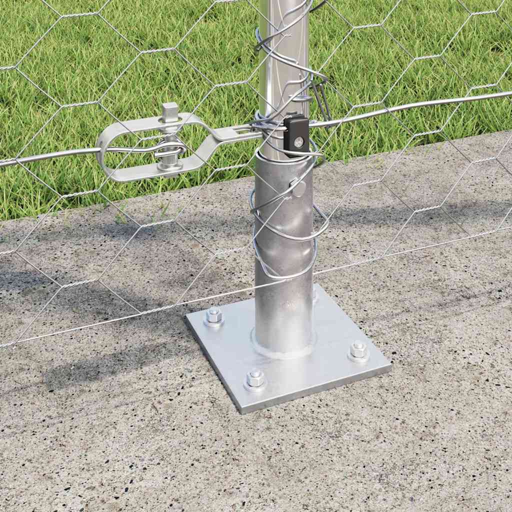 Sveistgjerde med Betongbase 10 x 1,2 m (B x H)