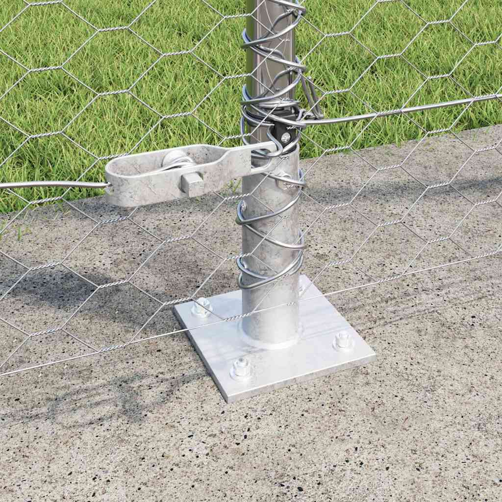 Sveistgjerde med Betongbase 10 x 1,4 m (B x H)