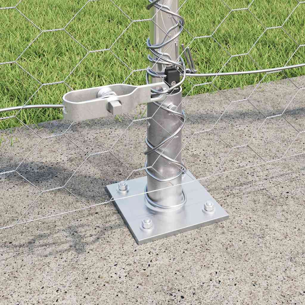 Sveistgjerde med Betongbase 10 x 1,4 m (B x H)