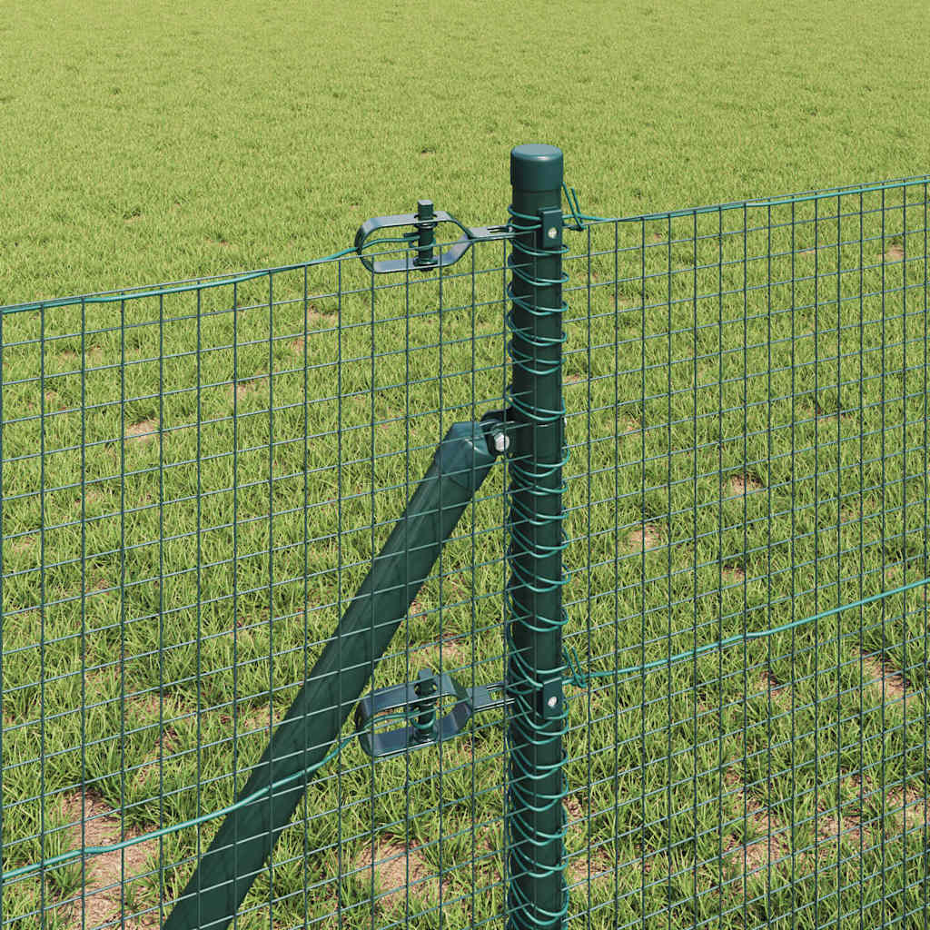 Sveiset trådgjerde for bakken 10 x 0,5 m PVC-belagt stål Grønn