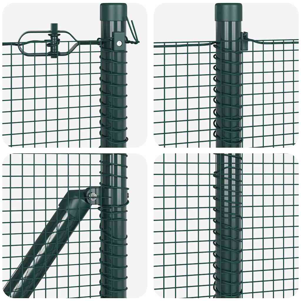 Svweiende trådgjerde med spisser 50 x 0,6 m (B x H)