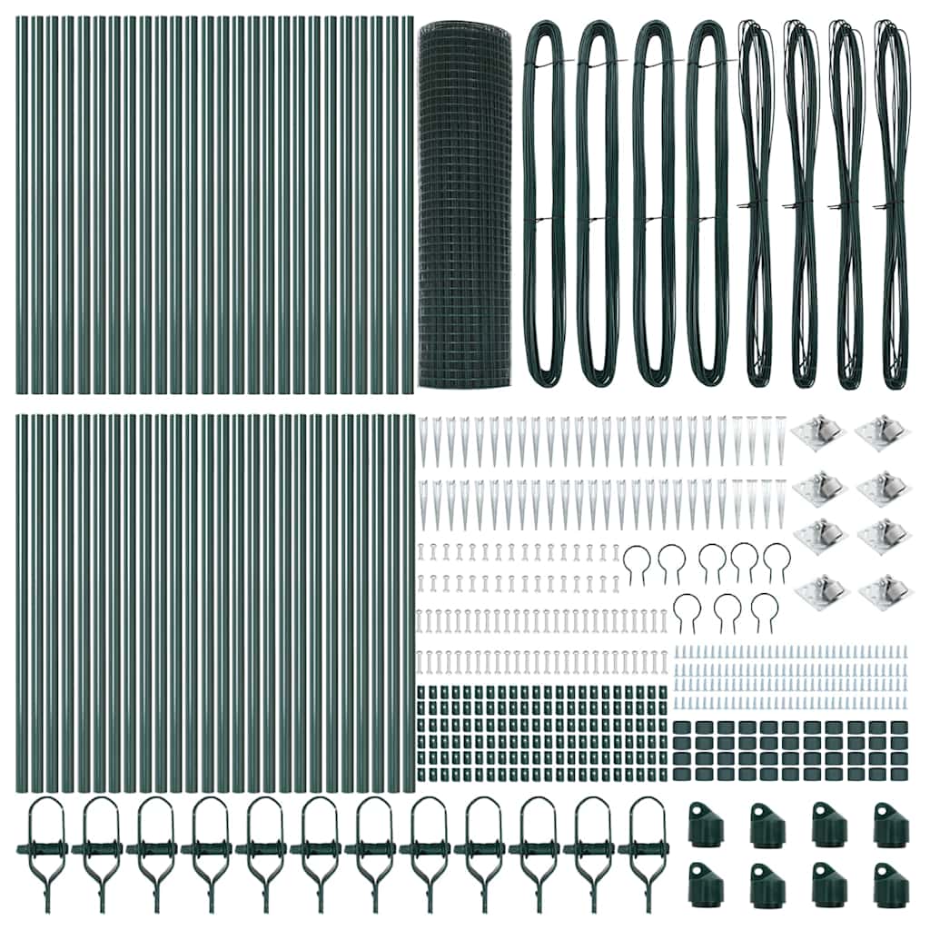 Svweiende trådgjerde med spisser 100 x 0,4 m (B x H)