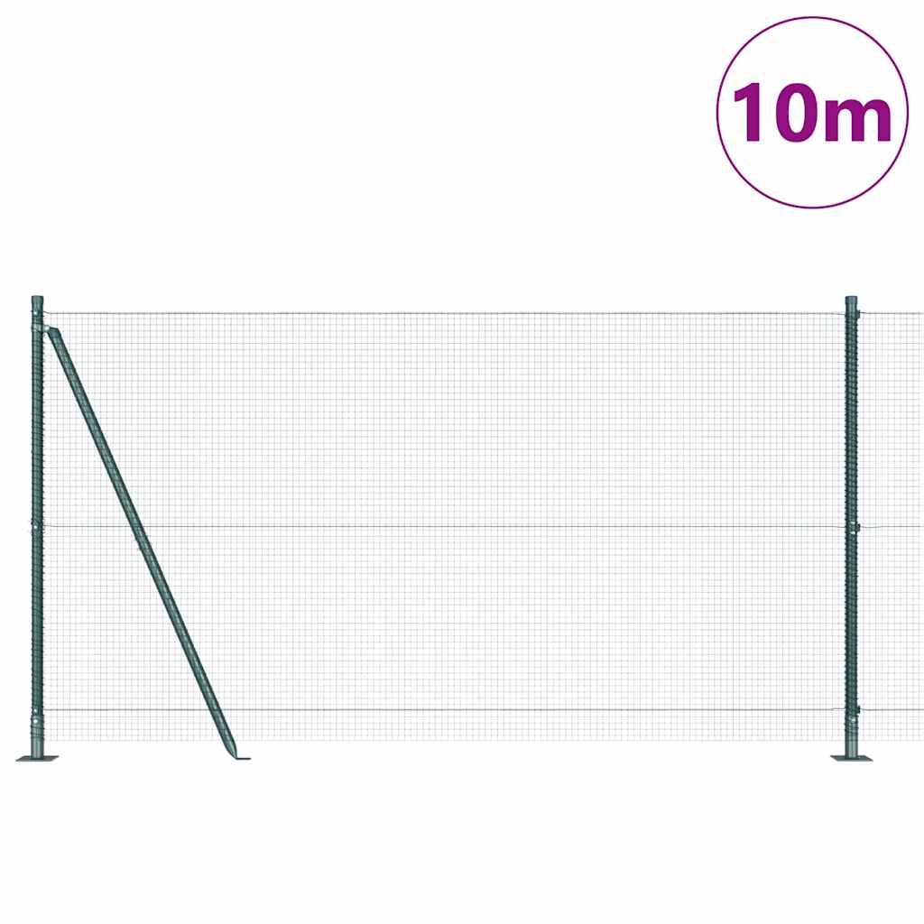 Sveistgjerde med Betongbase 10 x 1,2 m (B x H) PVC-belagt stål