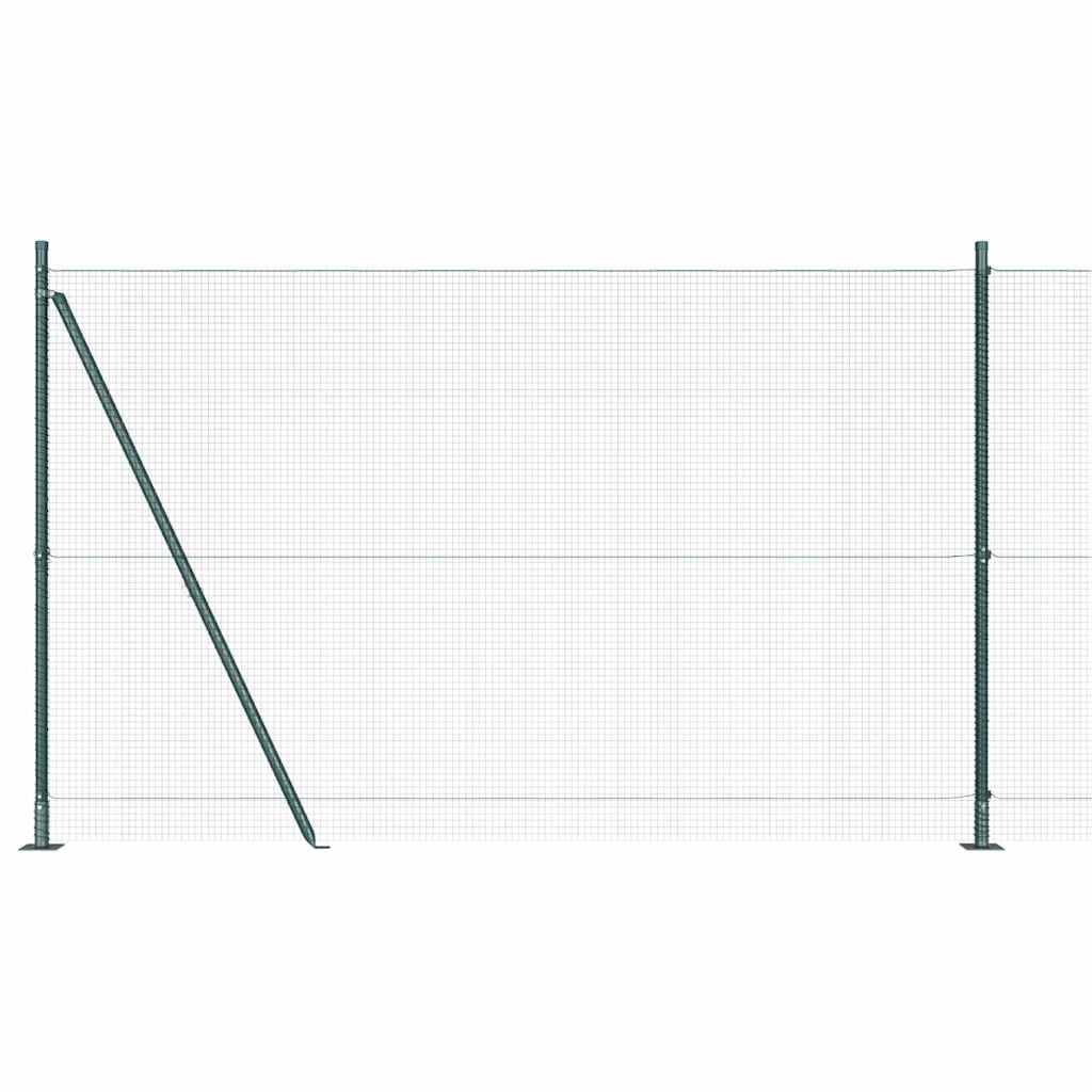 Sveistgjerde med Betongbase 10 x 1,4 m (B x H) PVC-belagt stål