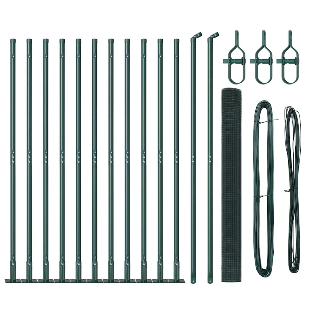 Sveistgjerde med Betongbase 25 x 1,5 m (B x H) PVC-belagt stål