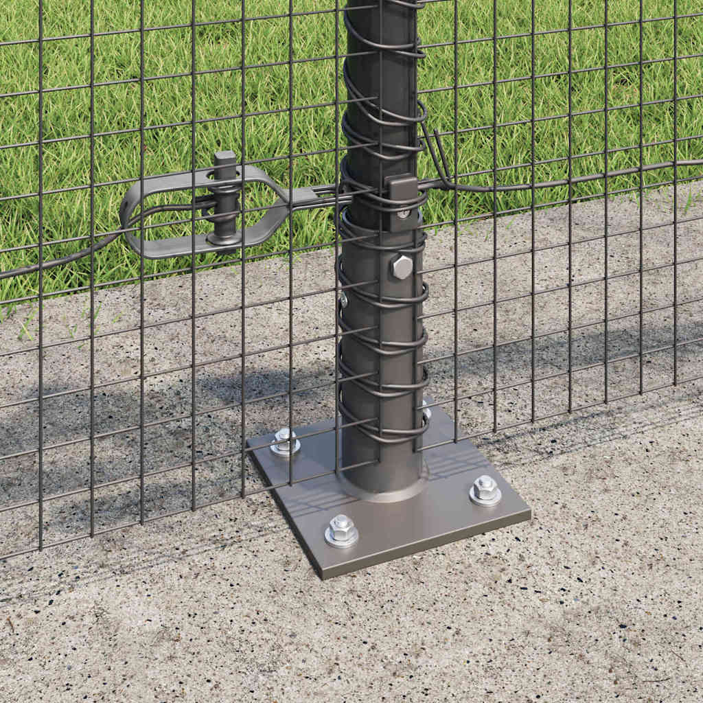 Sveistgjerde med Betongbase 10 x 0,6 m (B x H) PVC-belagt stål