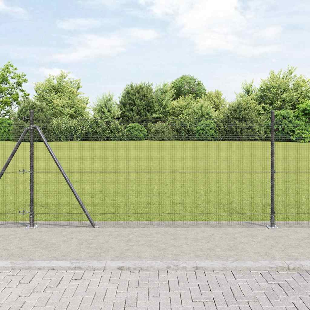 Sveistgjerde med Betongbase 10 x 0,8 m (B x H) PVC-belagt stål