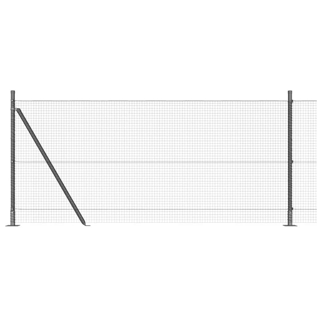 Sveistgjerde med Betongbase 10 x 0,8 m (B x H) PVC-belagt stål