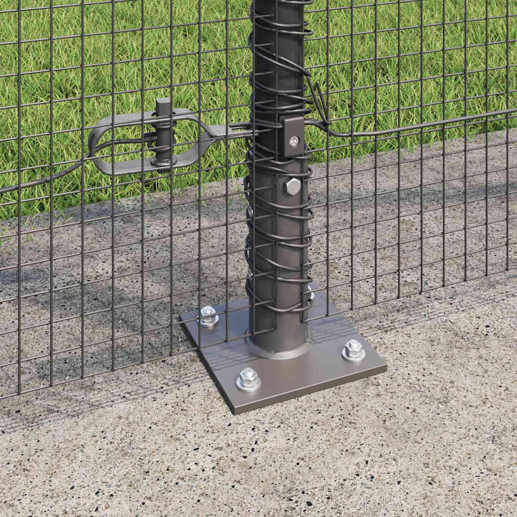 Sveistgjerde med Betongbase 10 x 1,4 m (B x H) PVC-belagt stål