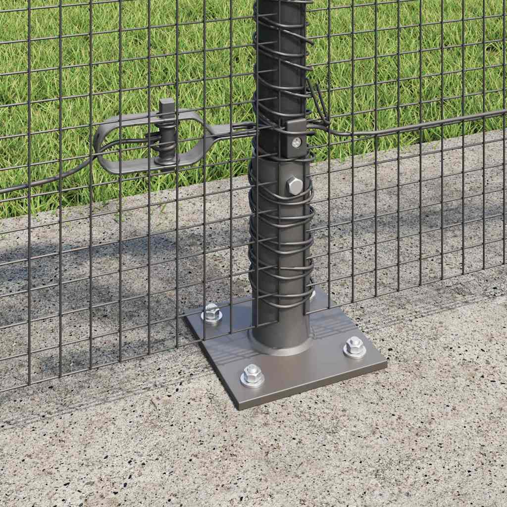 Sveistgjerde med Betongbase 25 x 0,8 m (B x H) PVC-belagt stål