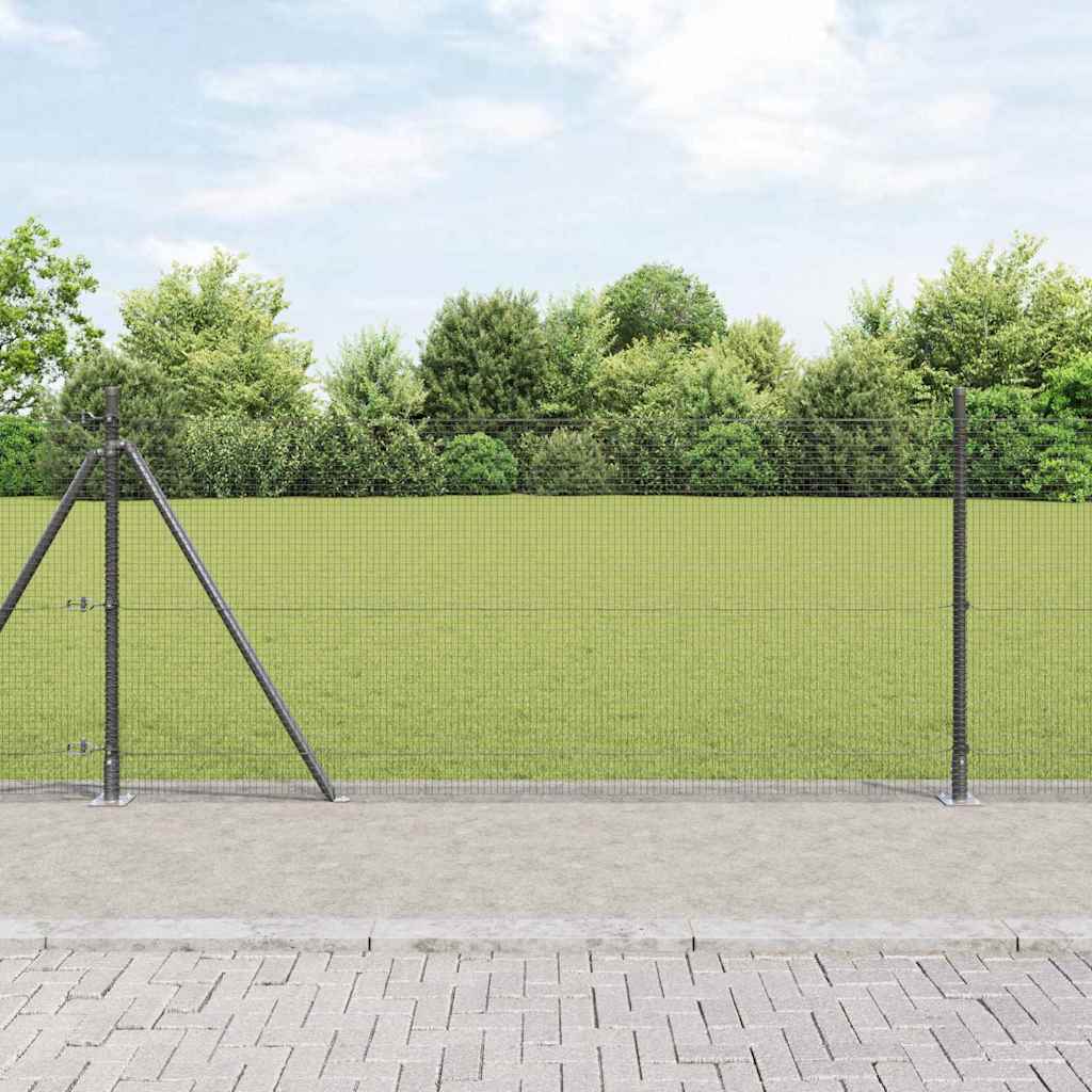 Sveistgjerde med Betongbase 25 x 0,8 m (B x H) PVC-belagt stål