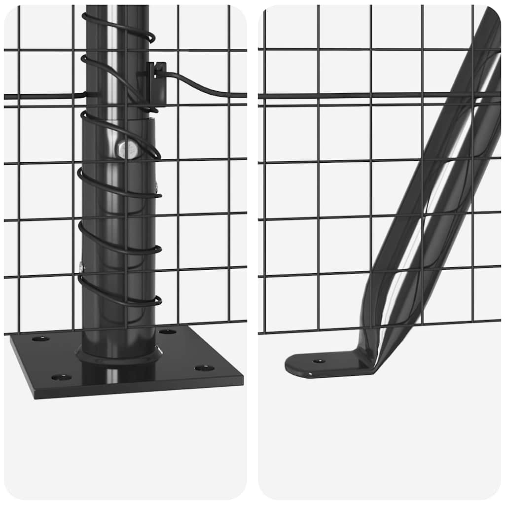 Sveistgjerde med Betongbase 50 x 0,4 m (B x H) PVC-belagt stål