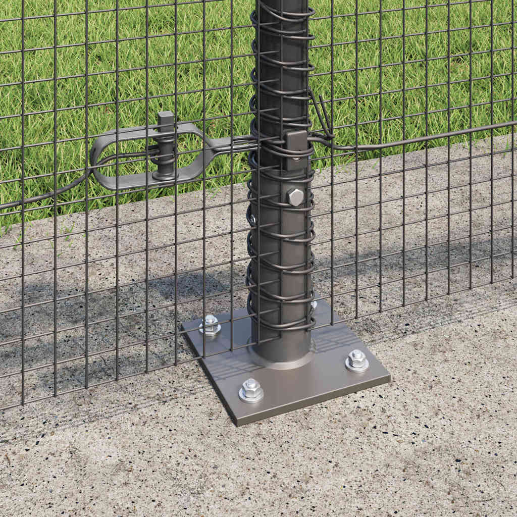 Sveistgjerde med Betongbase 100 x 0,4 m (B x H) PVC-belagt stål