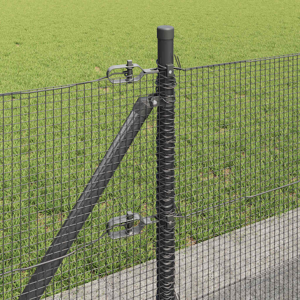 Sveistgjerde med Betongbase 100 x 0,5 m (B x H) PVC-belagt stål