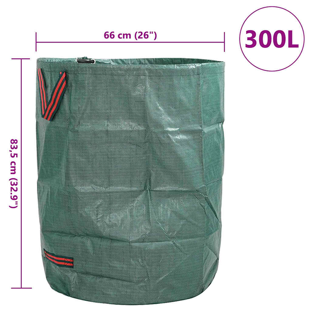 Hage søppelposer 4 pcs grønn 66 x 66 x 83,5 cm Polypropen