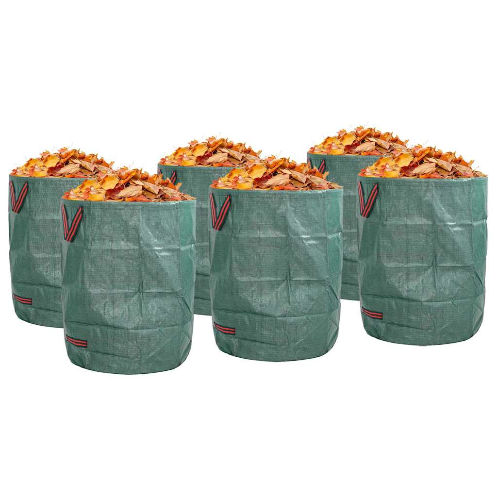 Hage søppelposer 12 pcs grønn 66 x 66 x 83,5 cm Polypropen