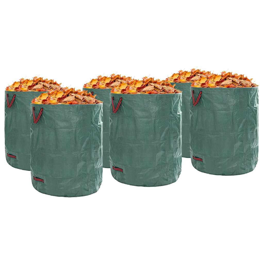 Hage søppelposer 12 pcs grønn 79 x 79 x 99,5 cm Polypropen