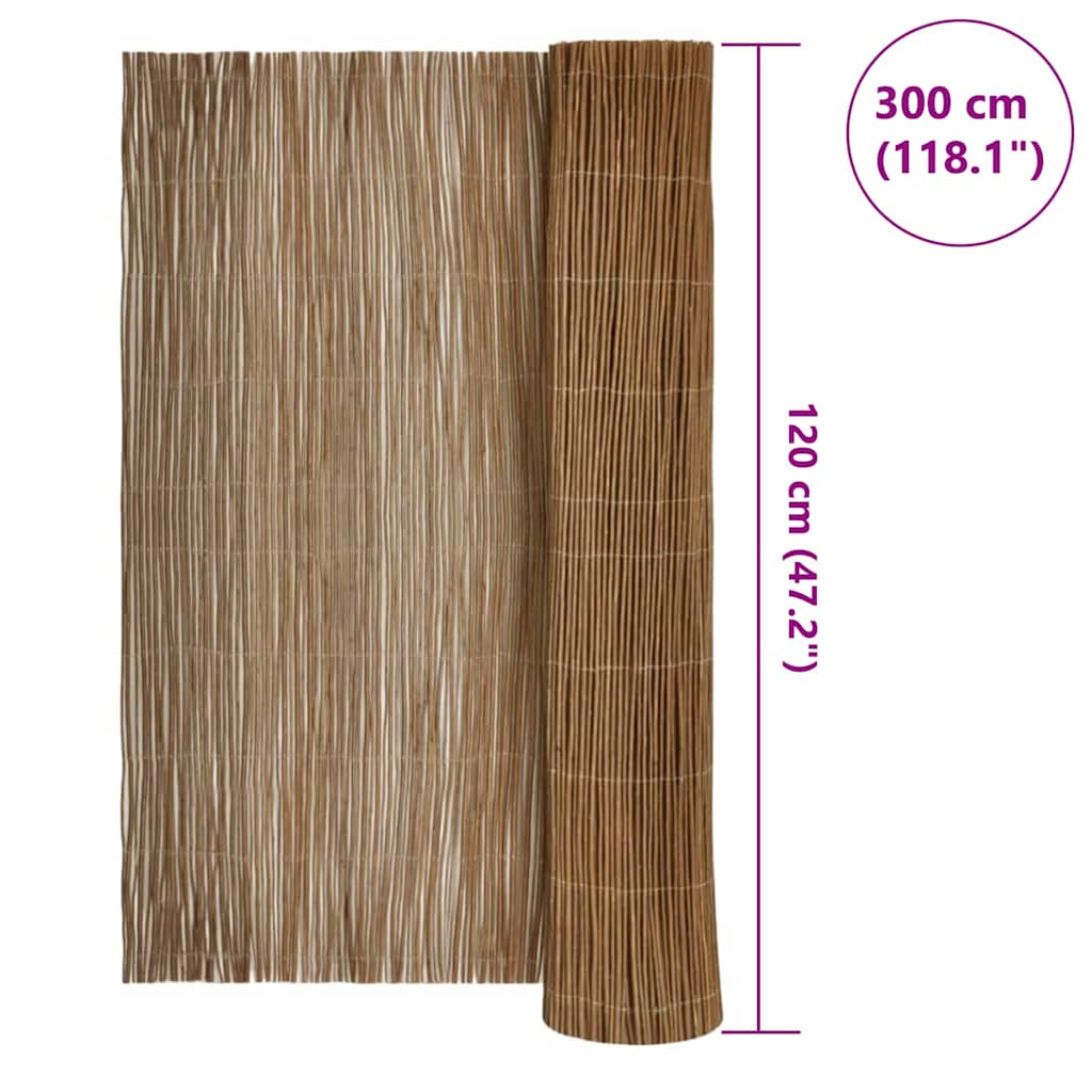 Pillefence Naturlig 120 x 300 cm Pille