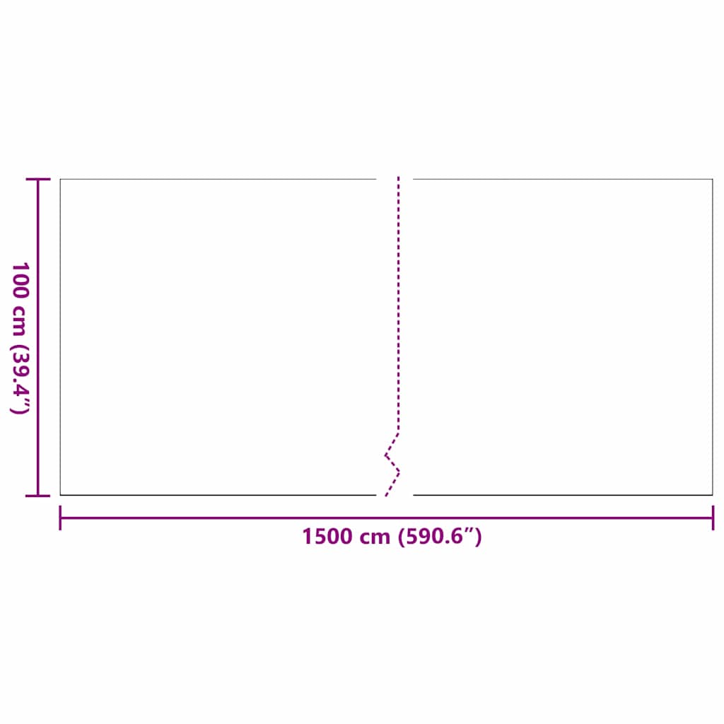 Kunstgress 1500 x 100 x 4 cm PP & PE