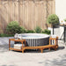 Boblebad Omgivelse Halvrundt Brun 252 x 112 x 55,5 cm