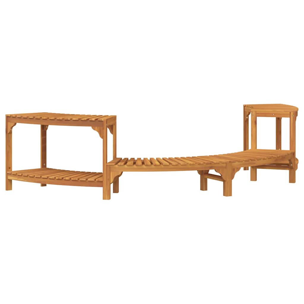 Boblebad Omgivelse Halvrundt Brun 272 x 120 x 55,5 cm