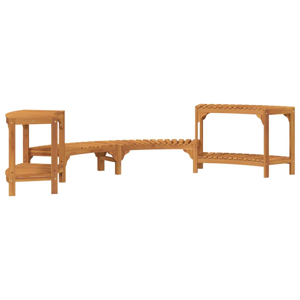 Boblebad Omgivelse Halvrundt Brun 272 x 120 x 55,5 cm