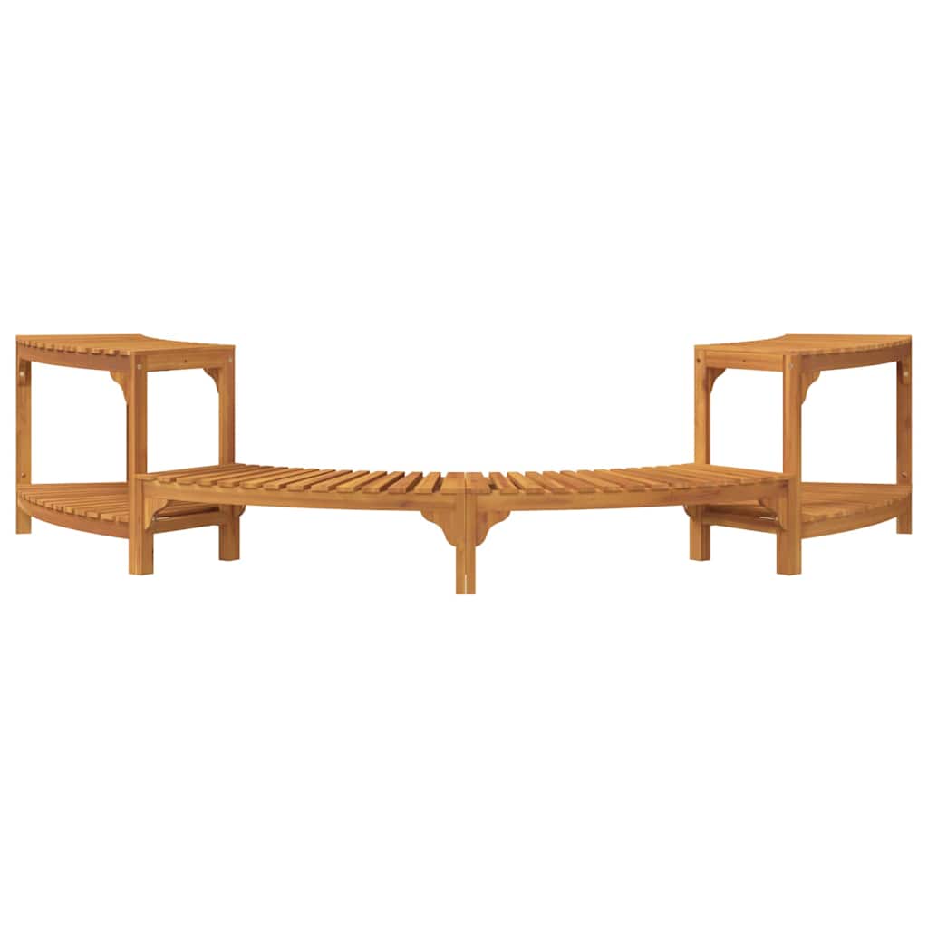 Boblebad Omgivelse Halvrundt Brun 272 x 120 x 55,5 cm