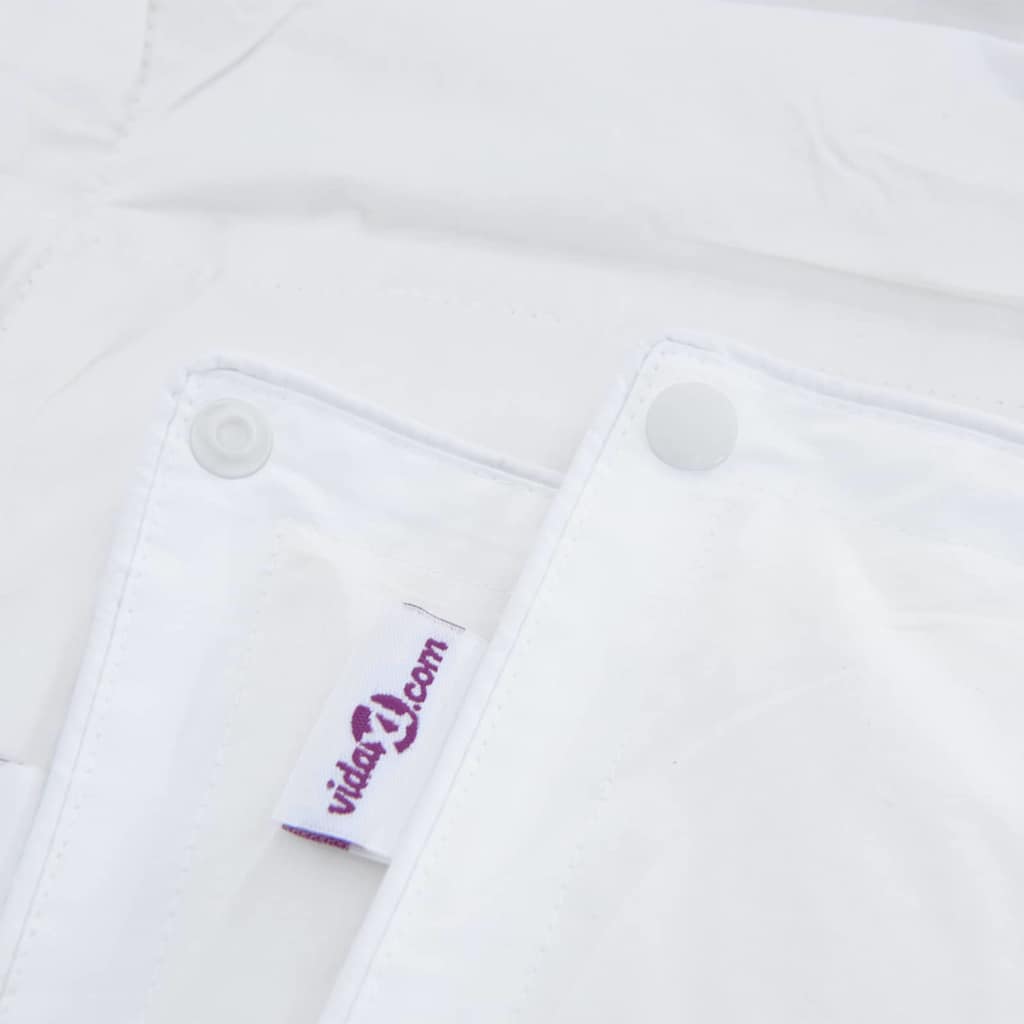 2-i-1 Dyne Hvit 260 x 220 cm Fjær