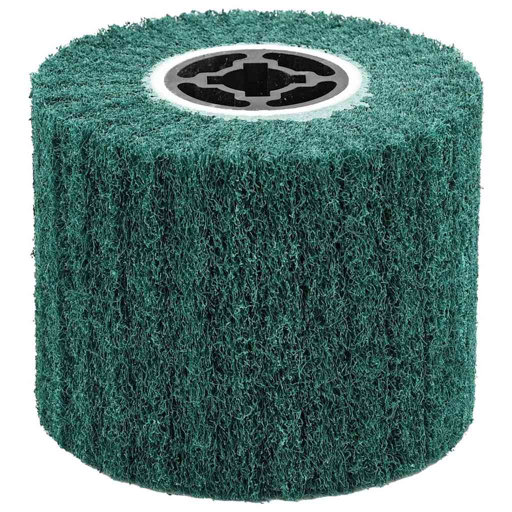 Slipe ruller 3 pcs grønn 12 x 12 x 10 cm Syntetisk fiber