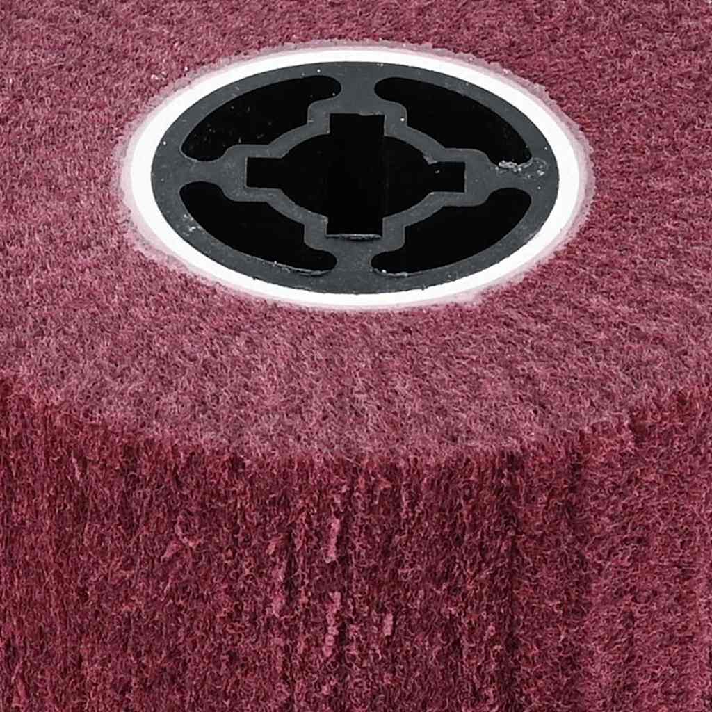 Slipe ruller 3 pcs Rød 12 x 12 x 10 cm Syntetisk fiber