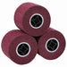Slipe ruller 3 pcs Rød 12 x 12 x 10 cm Syntetisk fiber