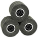 Slipe ruller 3 pcs Svart 12 x 12 x 10 cm Syntetisk fiber